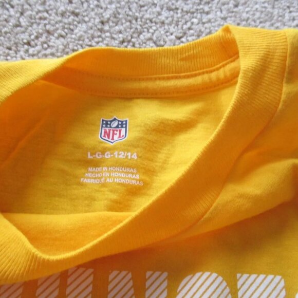 Washington Redskins Football Shirt, Kids Size Large, 12 14, Yellow - Picture 3 of 4